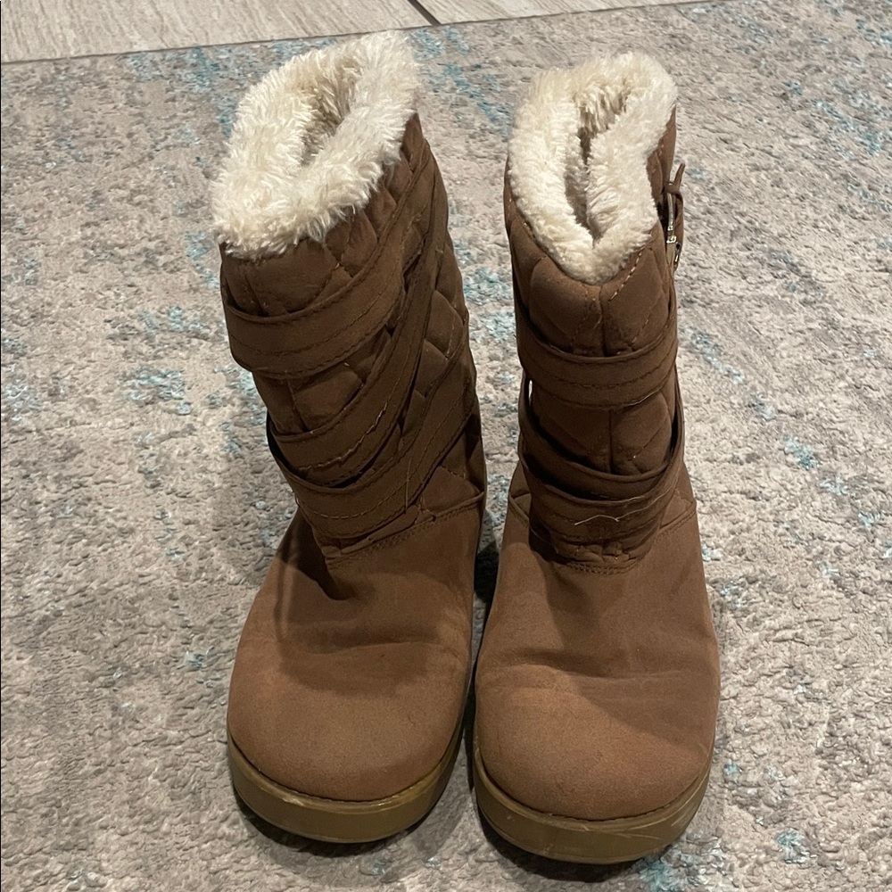 Guess Cozy Brown Winter Boots